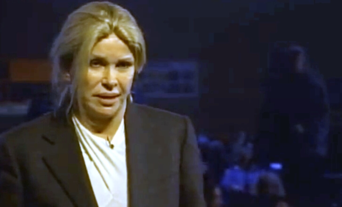 Screen shot from the conservative Freedom Foundation. In Videos released by conservative groups, spiritual leader JZ Knight, channeling 'Ramtha' castigates catholics, gays and Mexicans.